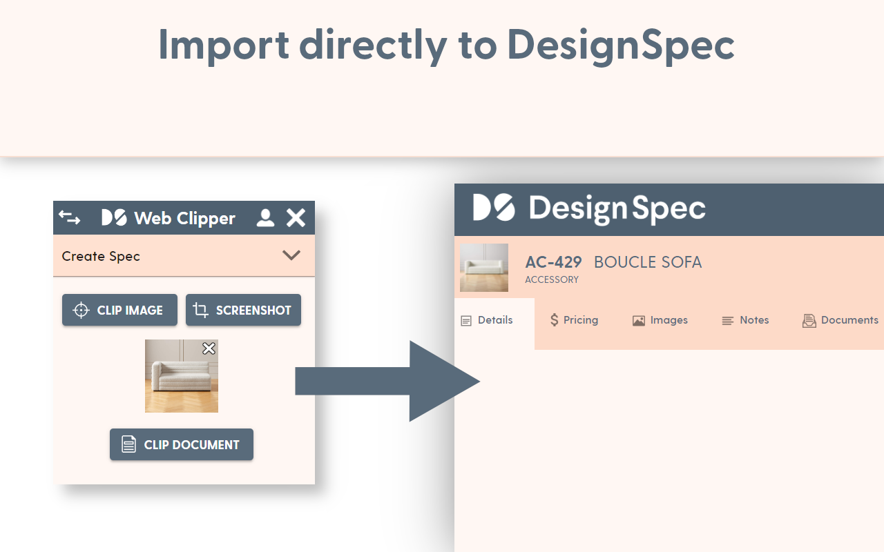 DesignSpec Web Clipper截图1