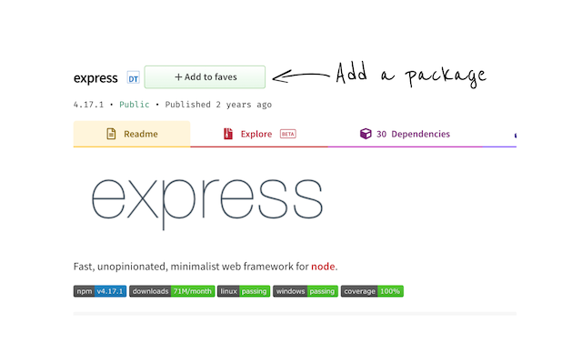 npm faves截图2