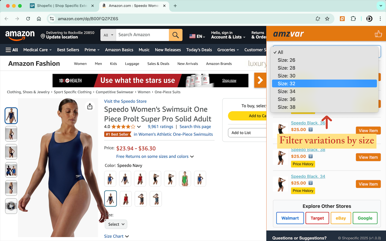 Amazon Variation Price Checker截图1