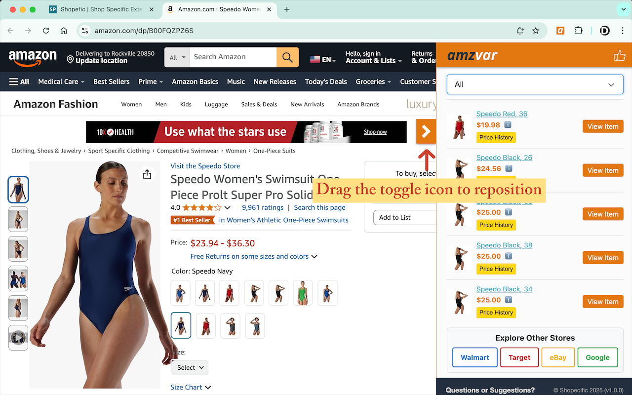 Amazon Variation Price Checker截图2