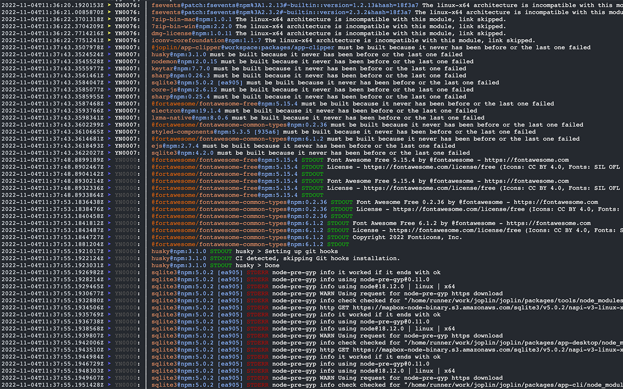 GitHub Action Raw Log Viewer截图2