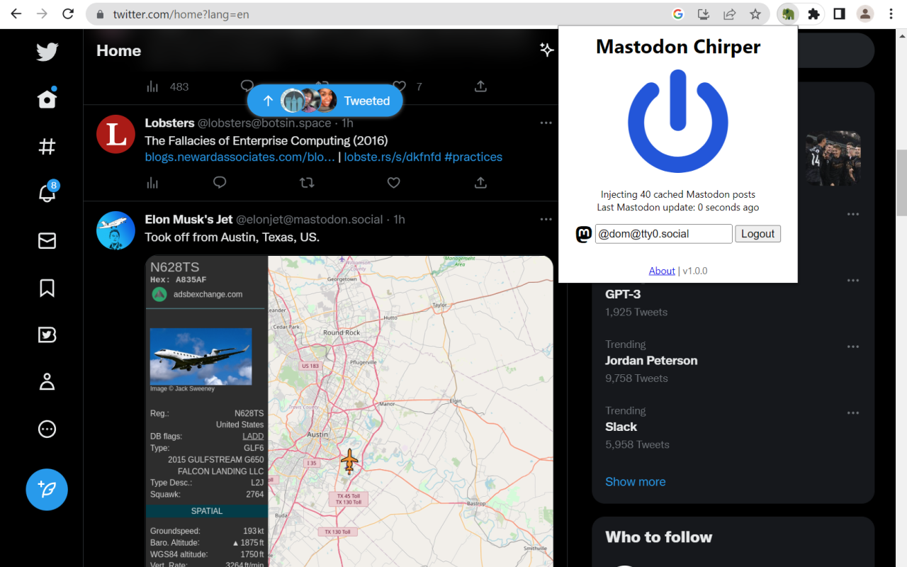 Mastodon Chirper截图2