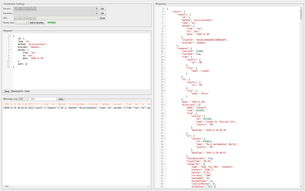 Advanced WebSocket Client截图2