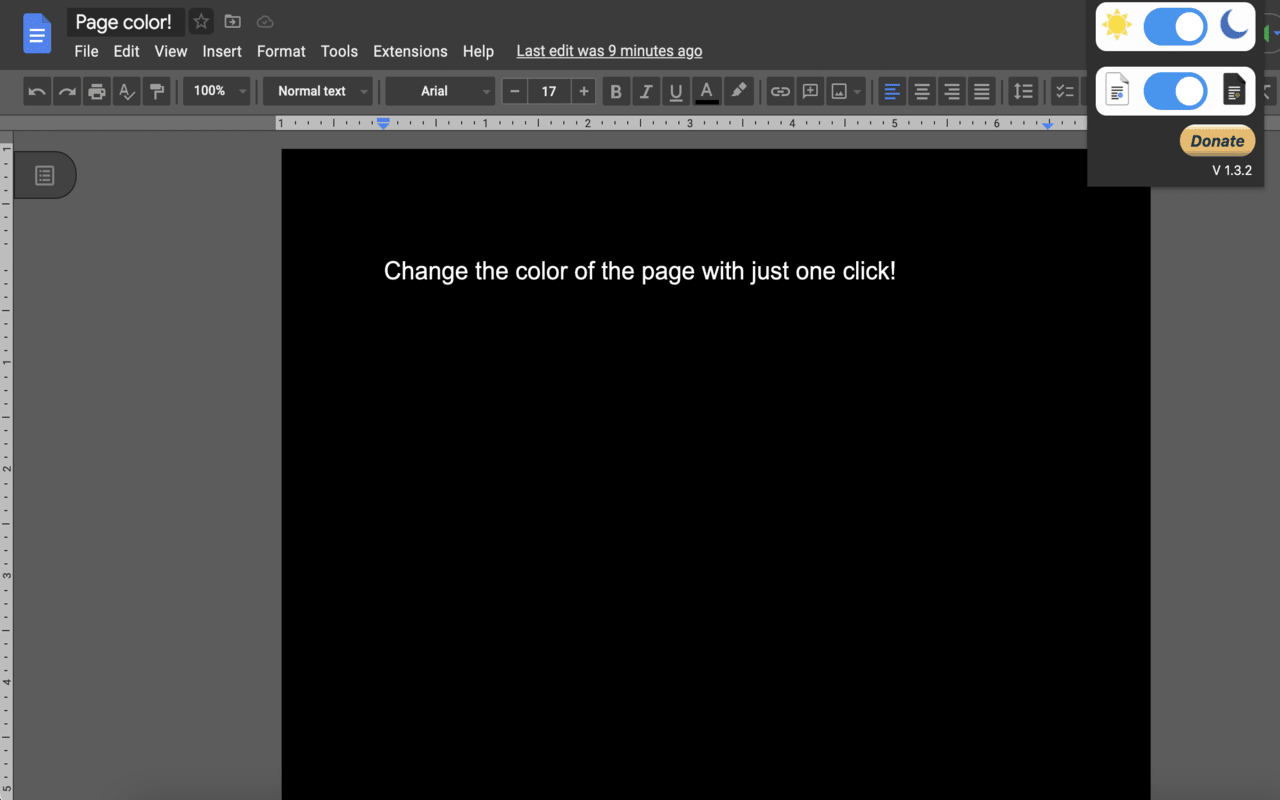 Google Docs Dark Mode截图4