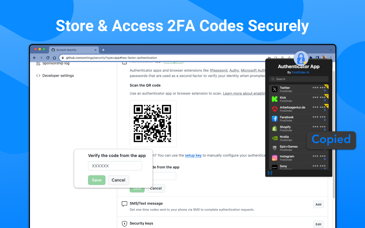 Authenticator App截图3