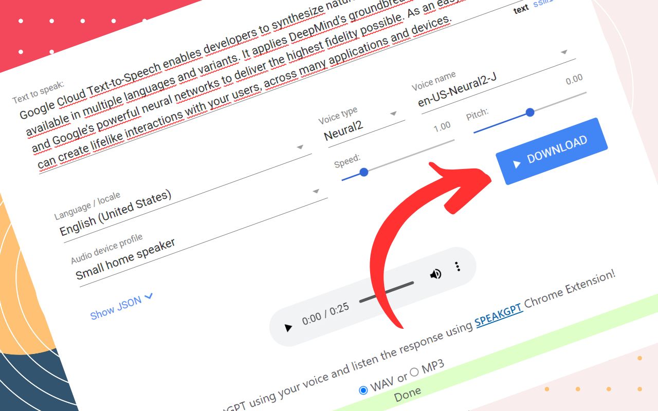 AudioTTS - Simple Text to Speech Downloader截图4