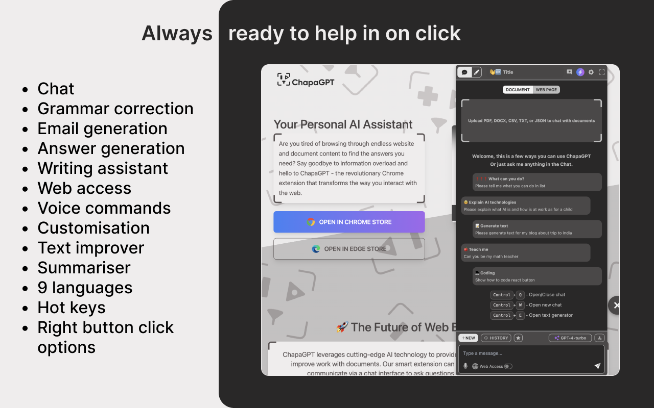 Chapa - Your AI Assistant powered by GPT截图2