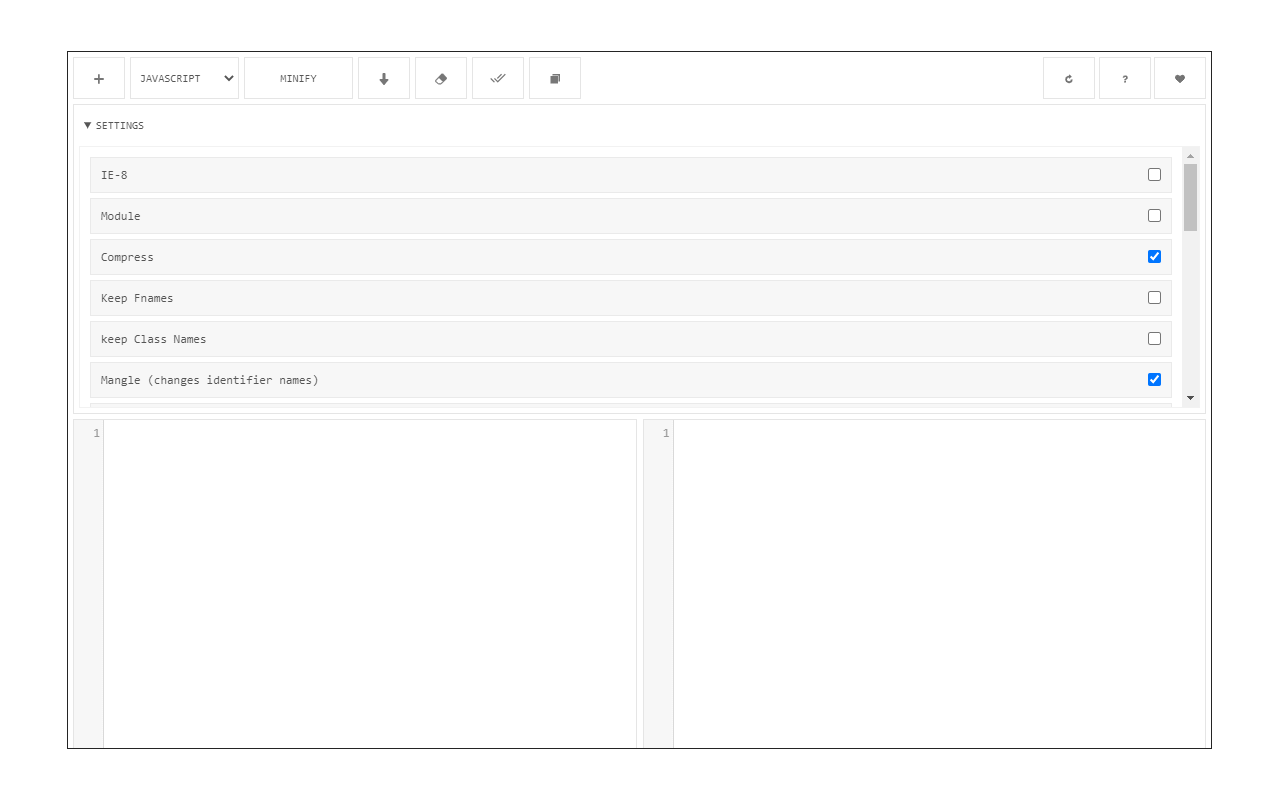 Code Minifier (JS, CSS, HTML)截图3