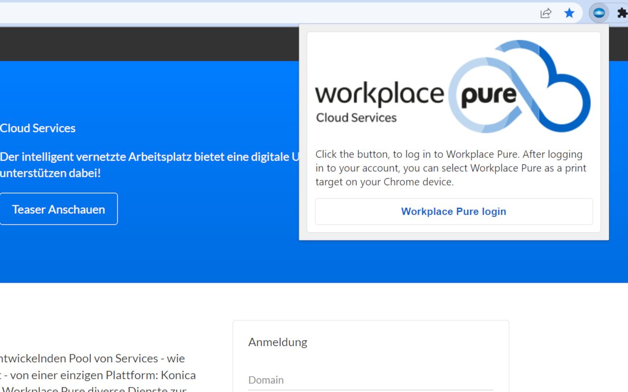 Workplace Pure Browser Extension截图4