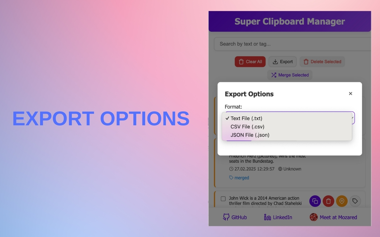 Super Clipboard Manager截图1