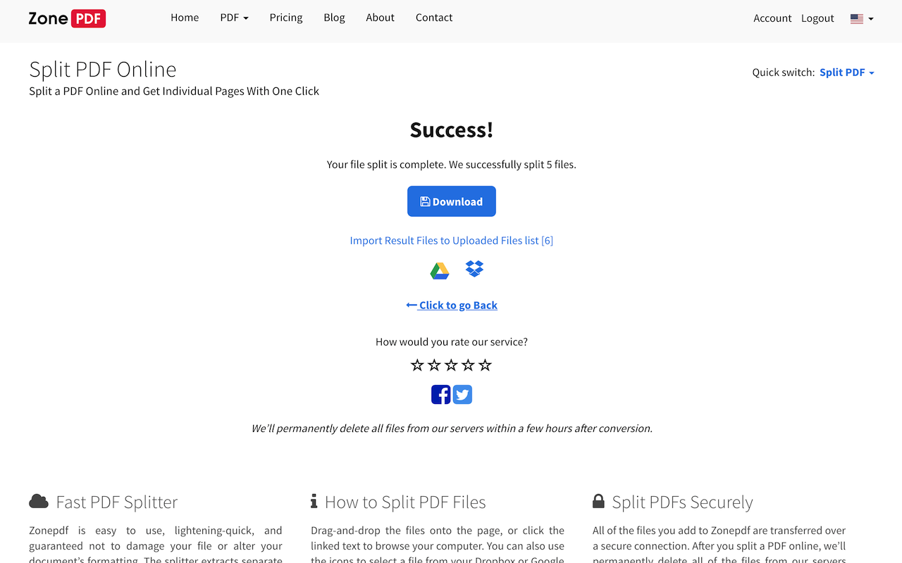 Split PDF截图2