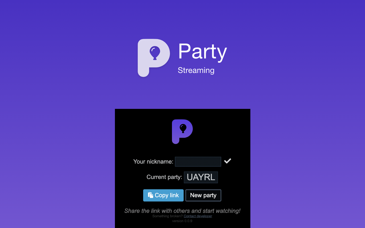 Streaming Party: watch together and chat截图1
