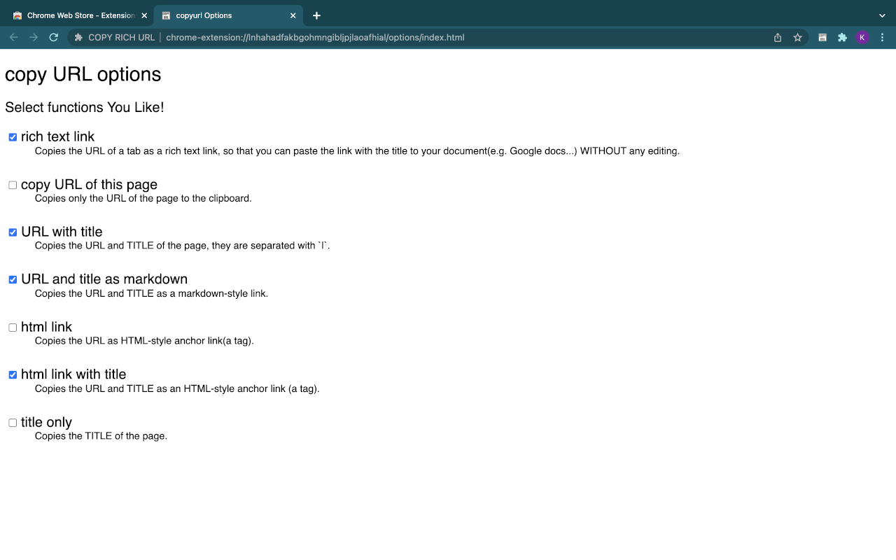 COPY RICH URL截图2