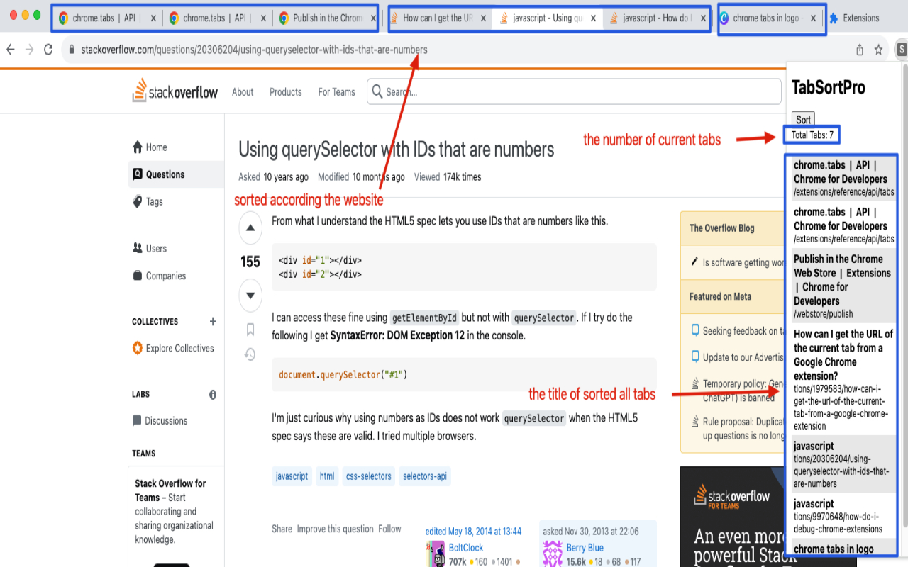 Sort Tabs Pro截图1