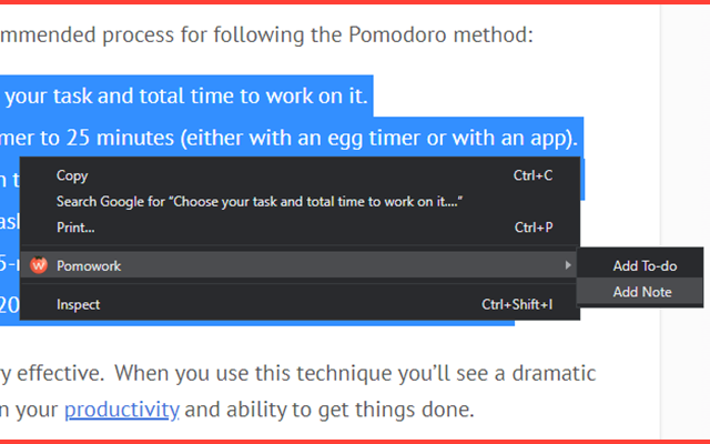 Pomowork - Pomodoro® and Todo Assistant截图1