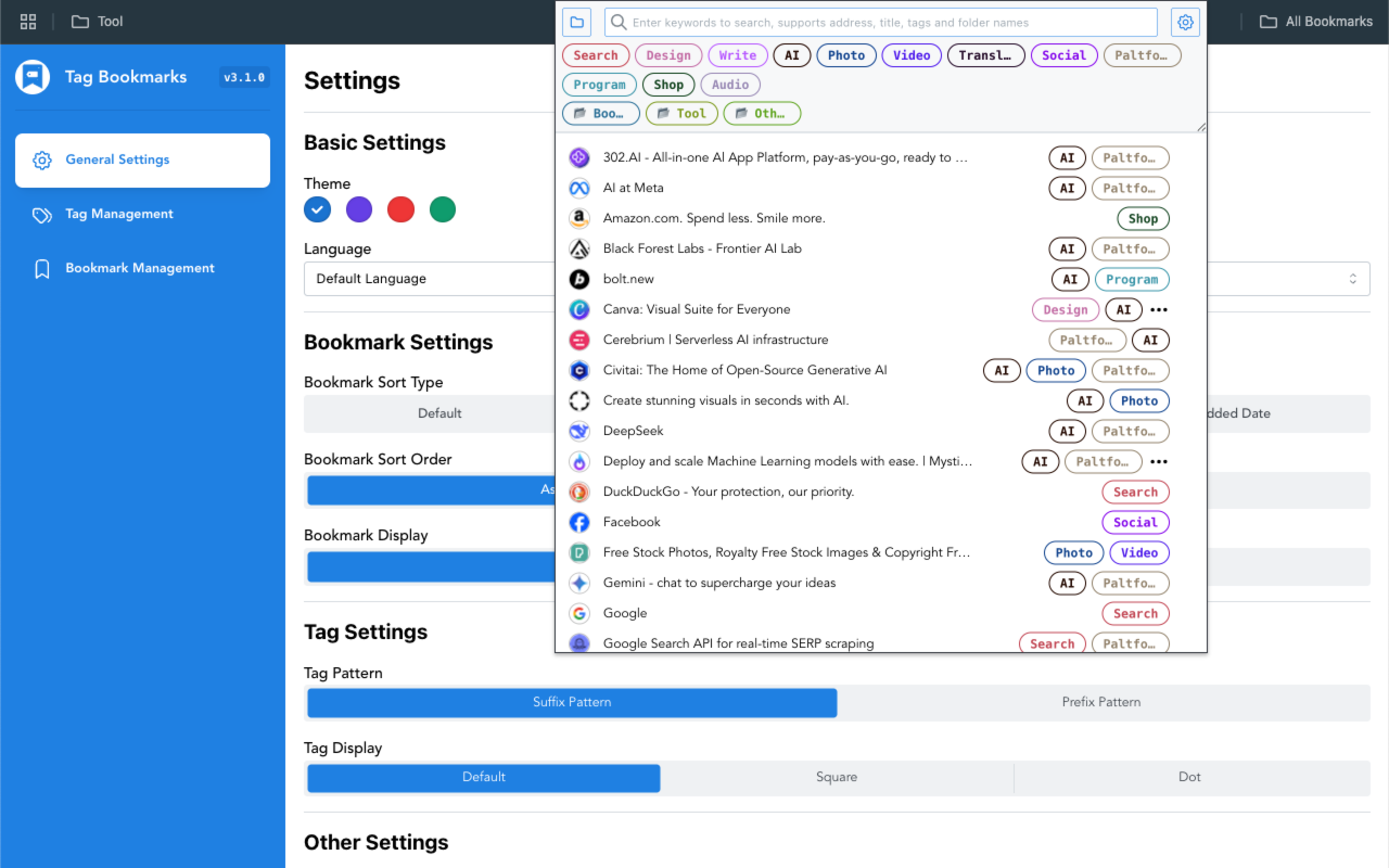 Tag Bookmarks截图5