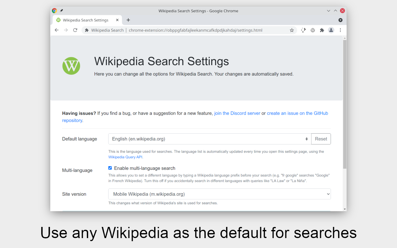 Wikipedia Search截图1