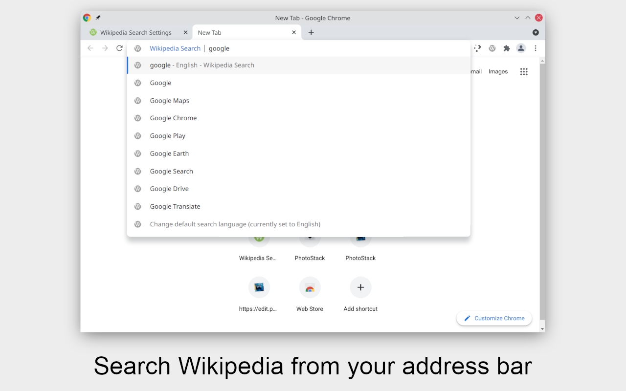 Wikipedia Search截图3
