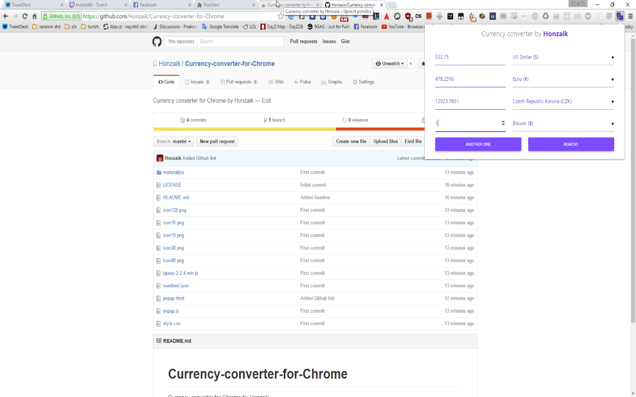 Currency converter by Honzaik截图1