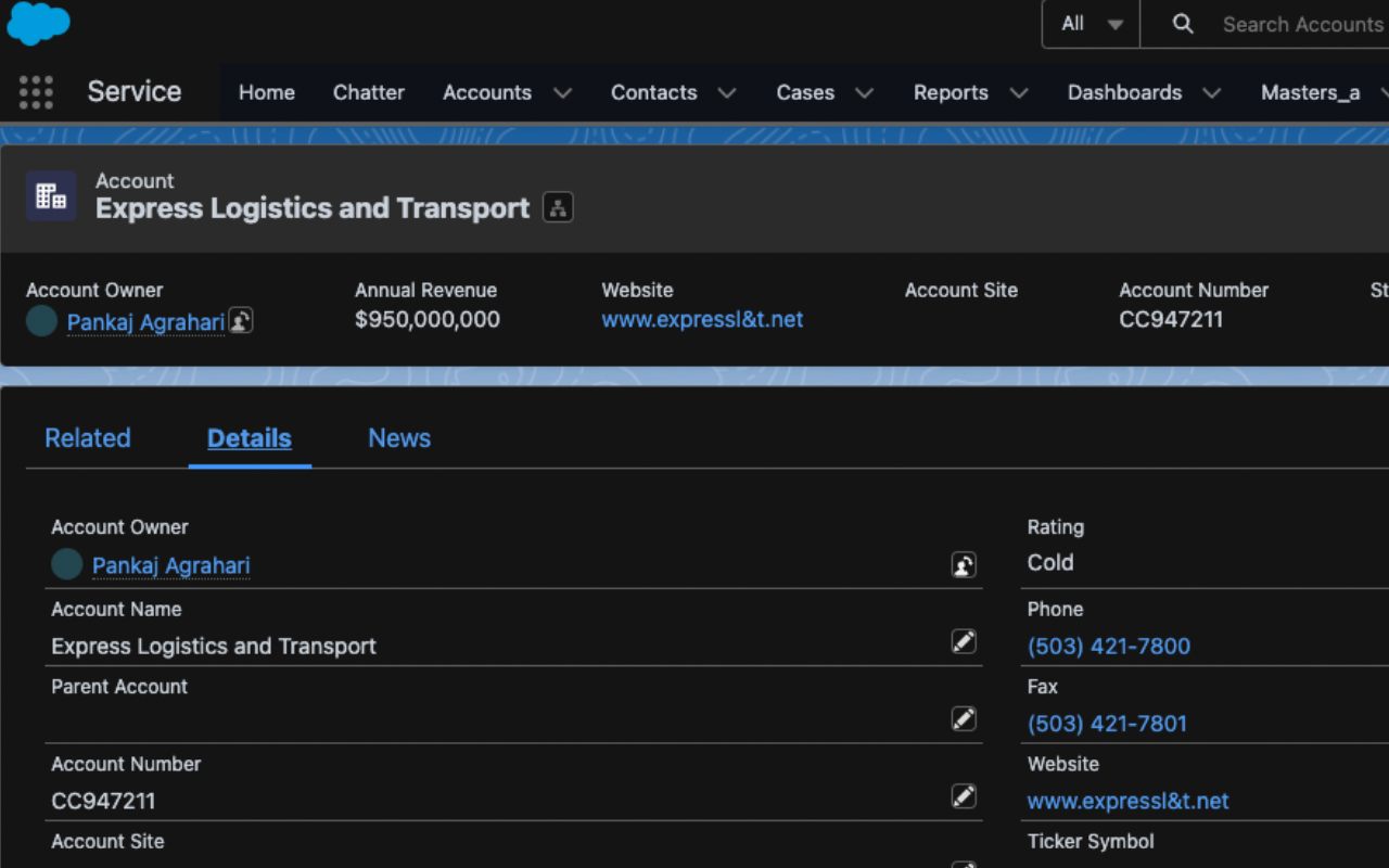 Salesforce Dark Theme截图1