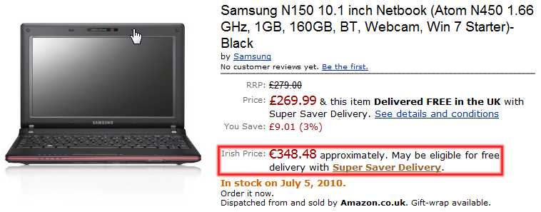 Amazon Prices for Ireland截图3