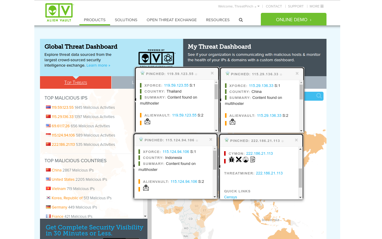 ThreatPinch Lookup截图2