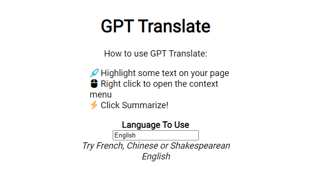GPT Translate截图2