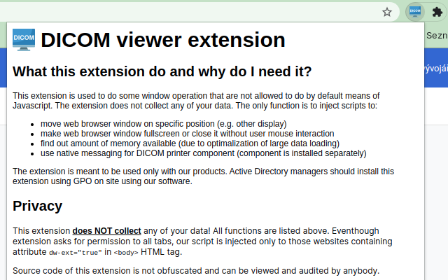 DICOM viewer extension截图1