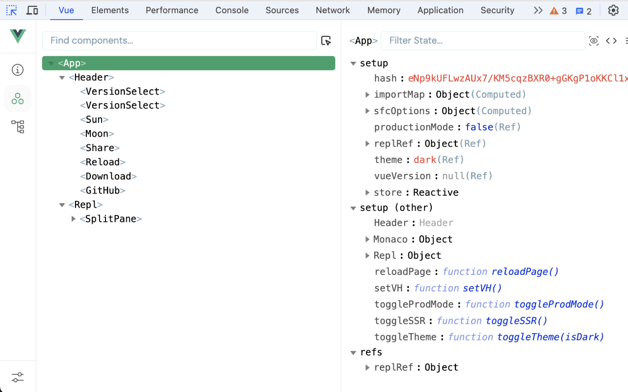 Vue.js devtools (beta)截图1