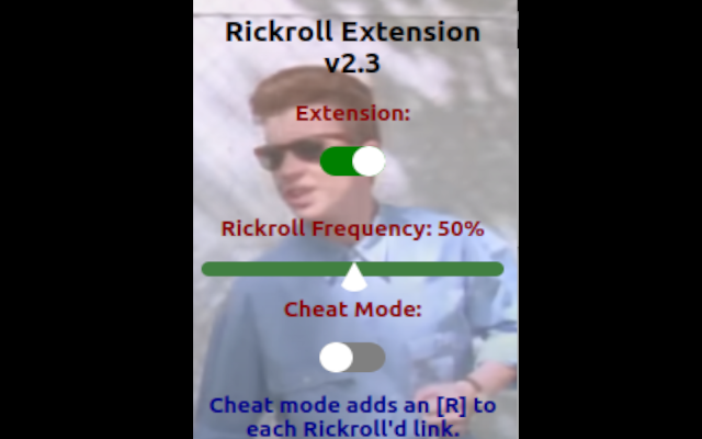 Rickroll Extension截图2