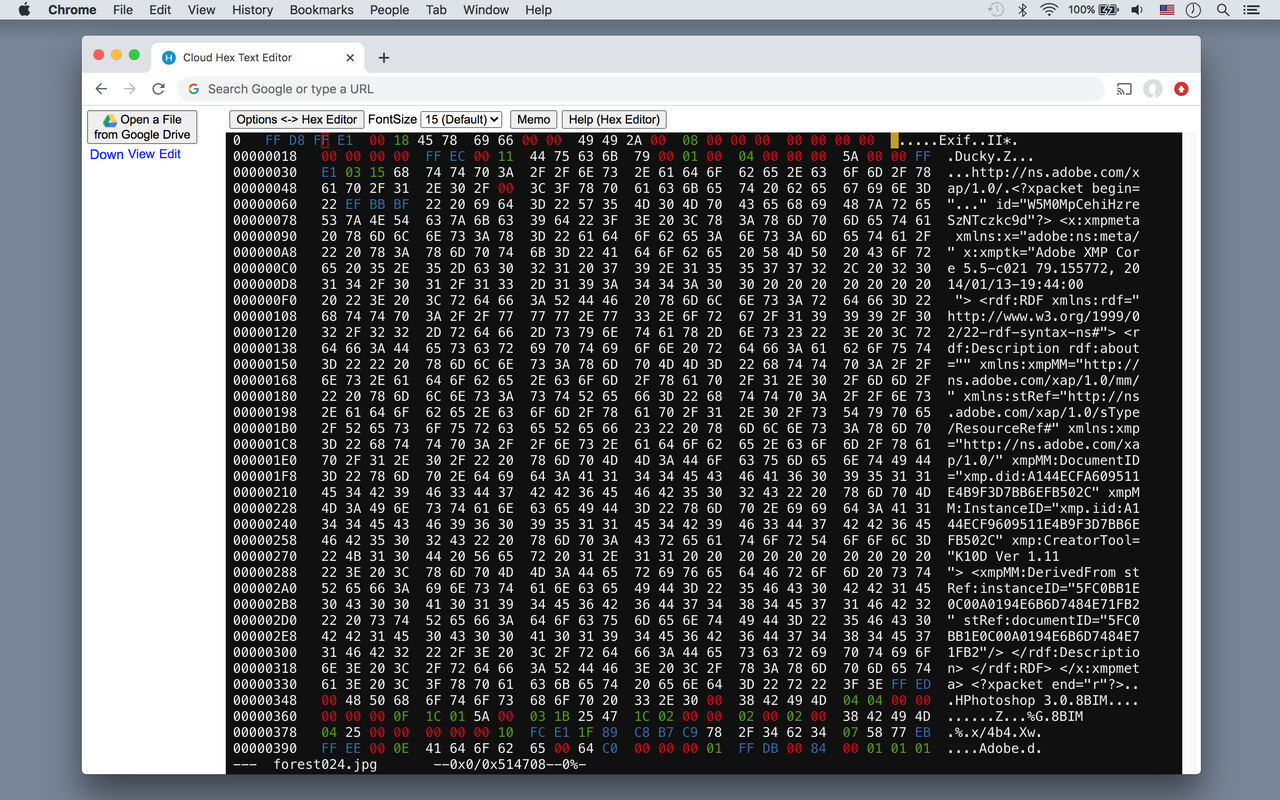 Cloud Hex Text Editor截图1