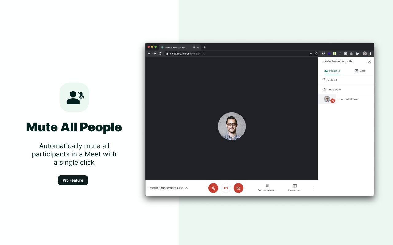 Google Meet 增强套件截图1