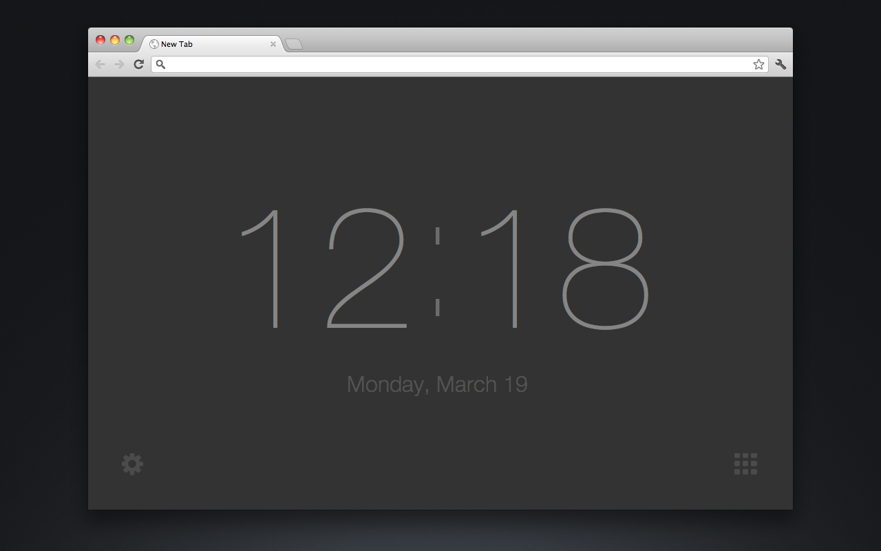 New Tab Clock截图3