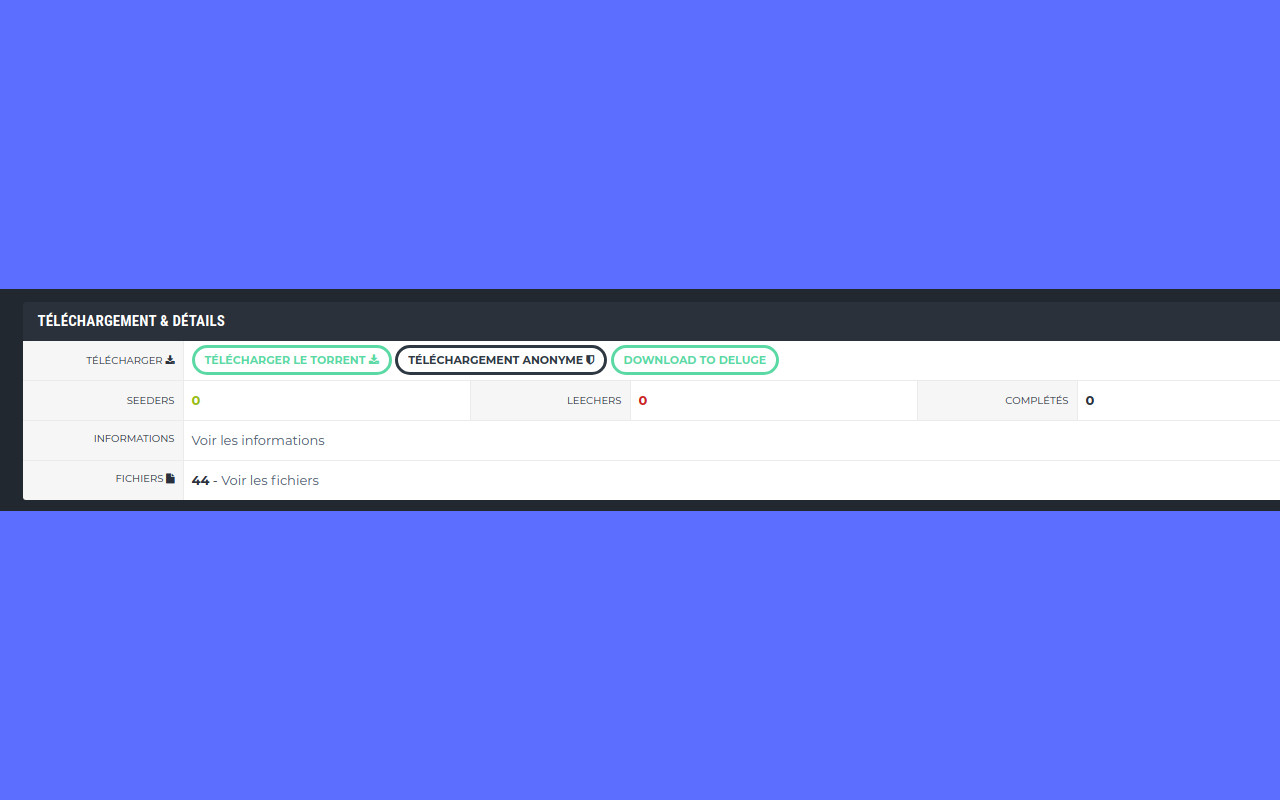 YGG Torrent Searcher extension截图1