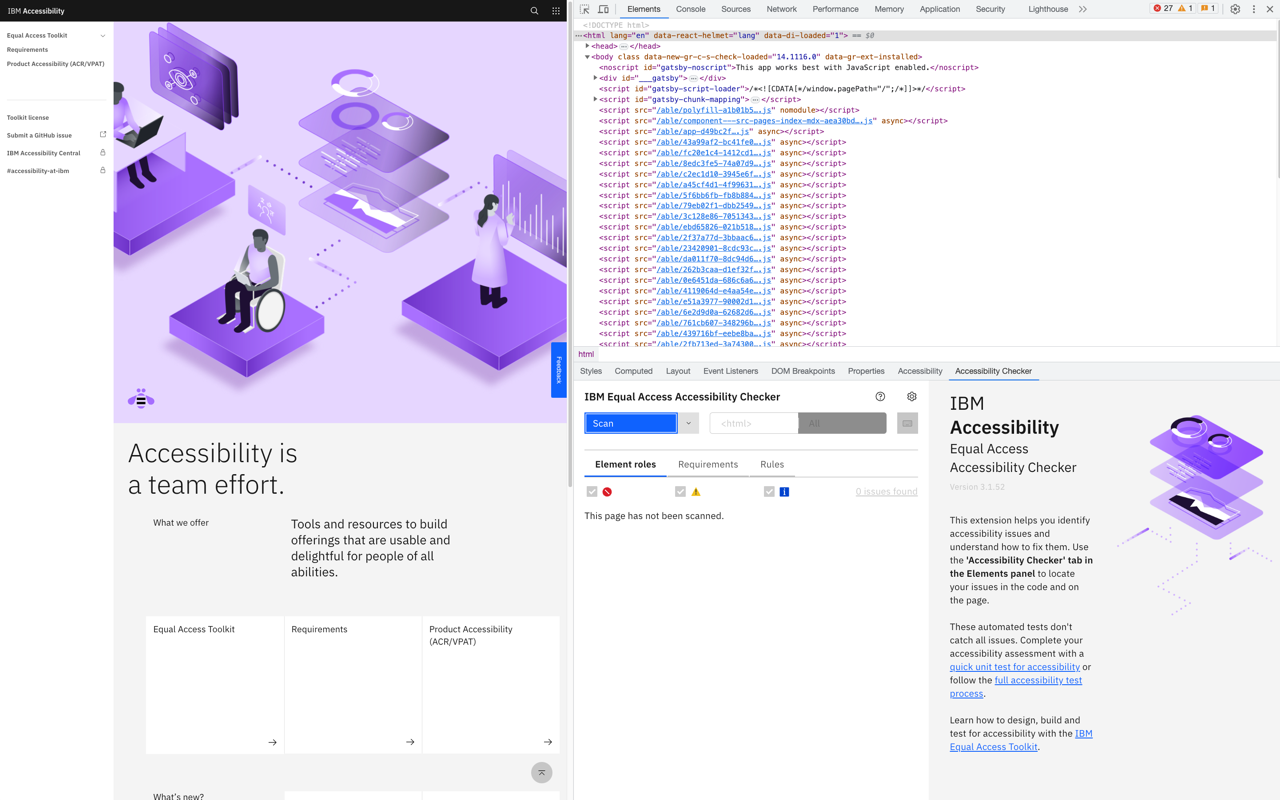 IBM Equal Access Accessibility Checker截图2