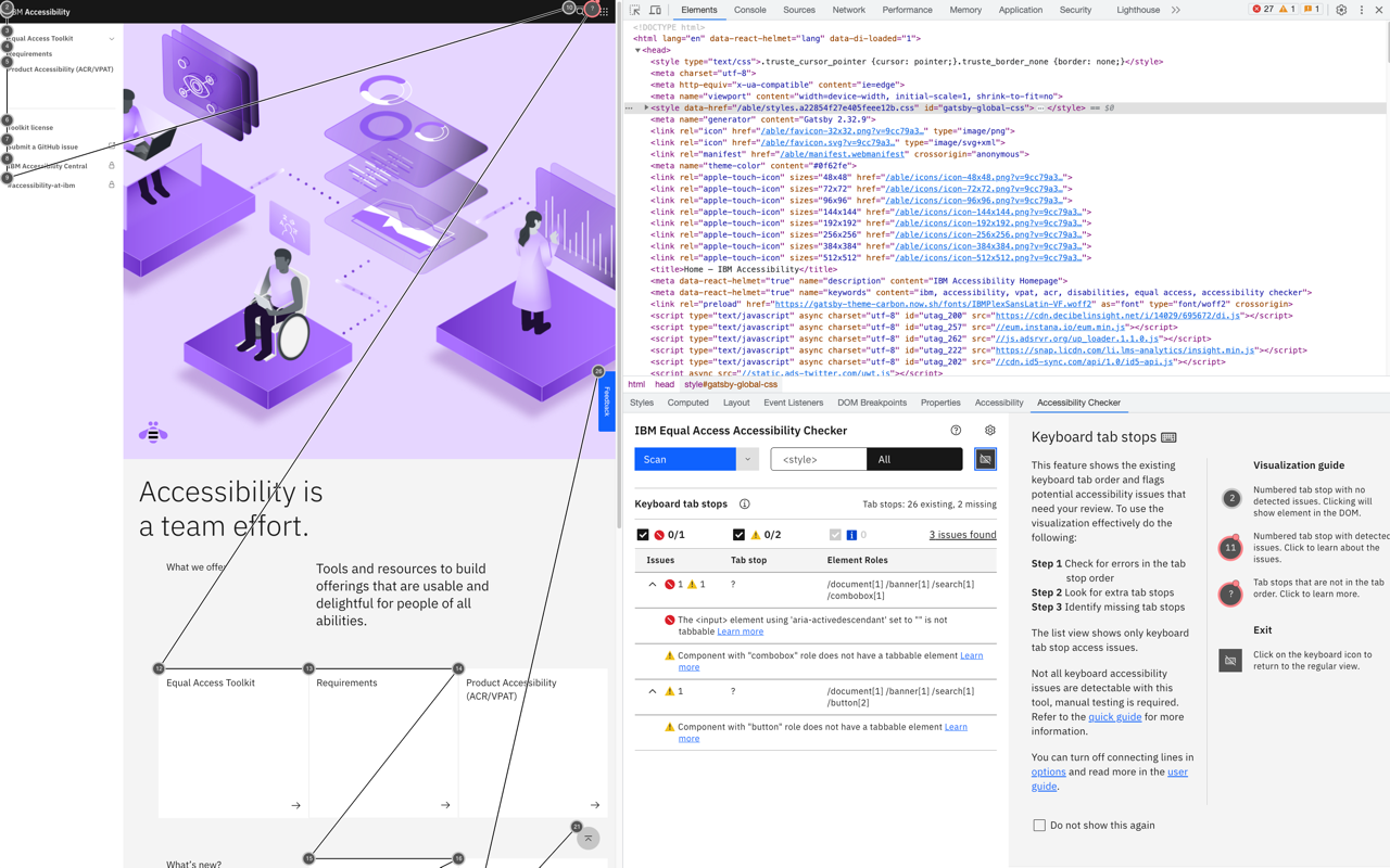 IBM Equal Access Accessibility Checker截图5