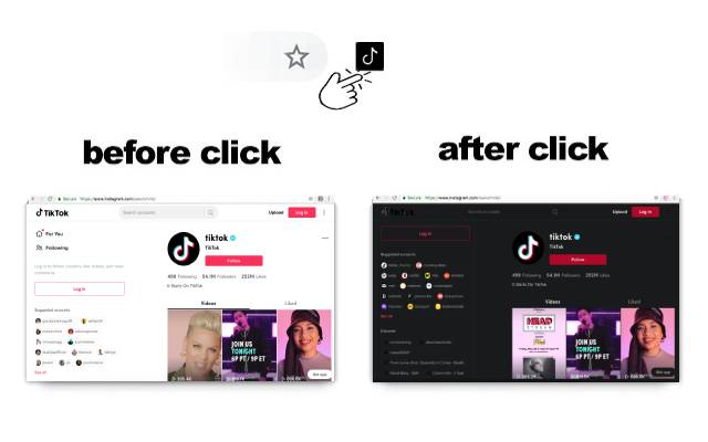 TikTok的黑暗主题截图1