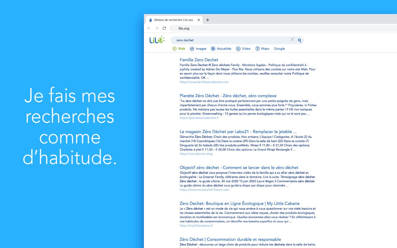 Lilo – Vos recherches internet financent gratuitement des associations截图3