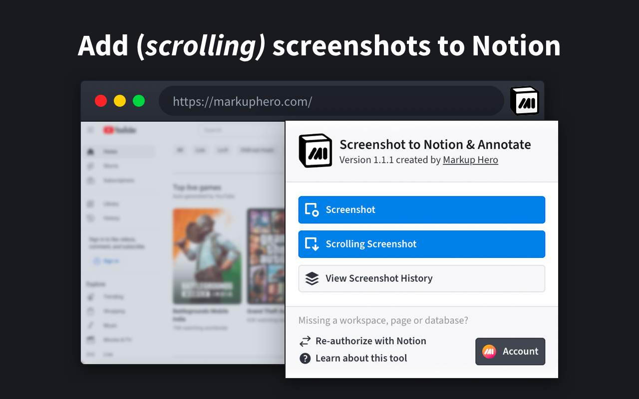 Screenshot to Notion & Annotate截图4
