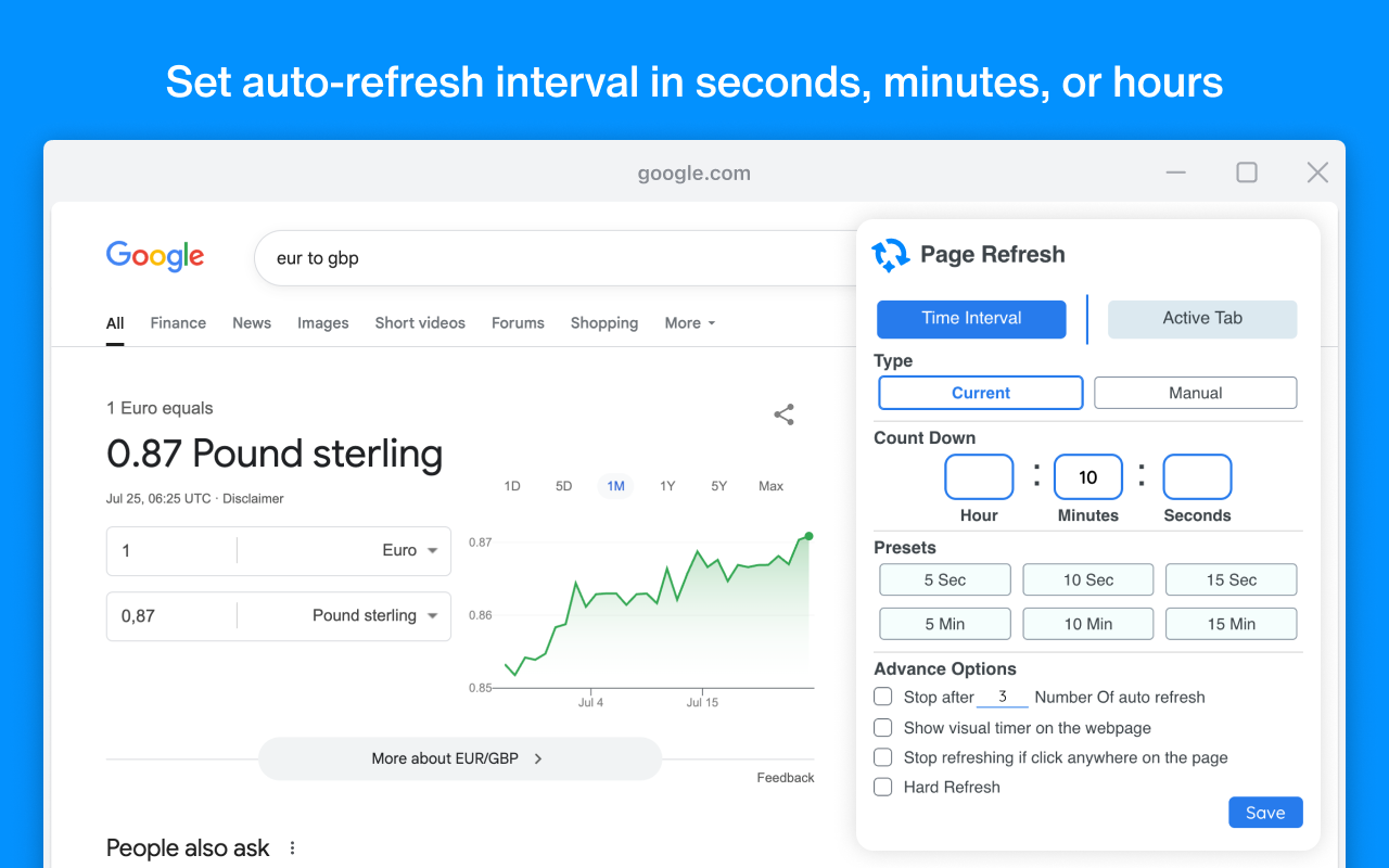Auto Refresh Page - reload page截图1