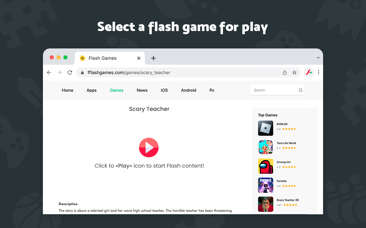 Flash Player for Web截图1