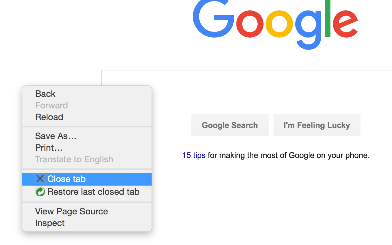 Close Tab in Context Menu截图3