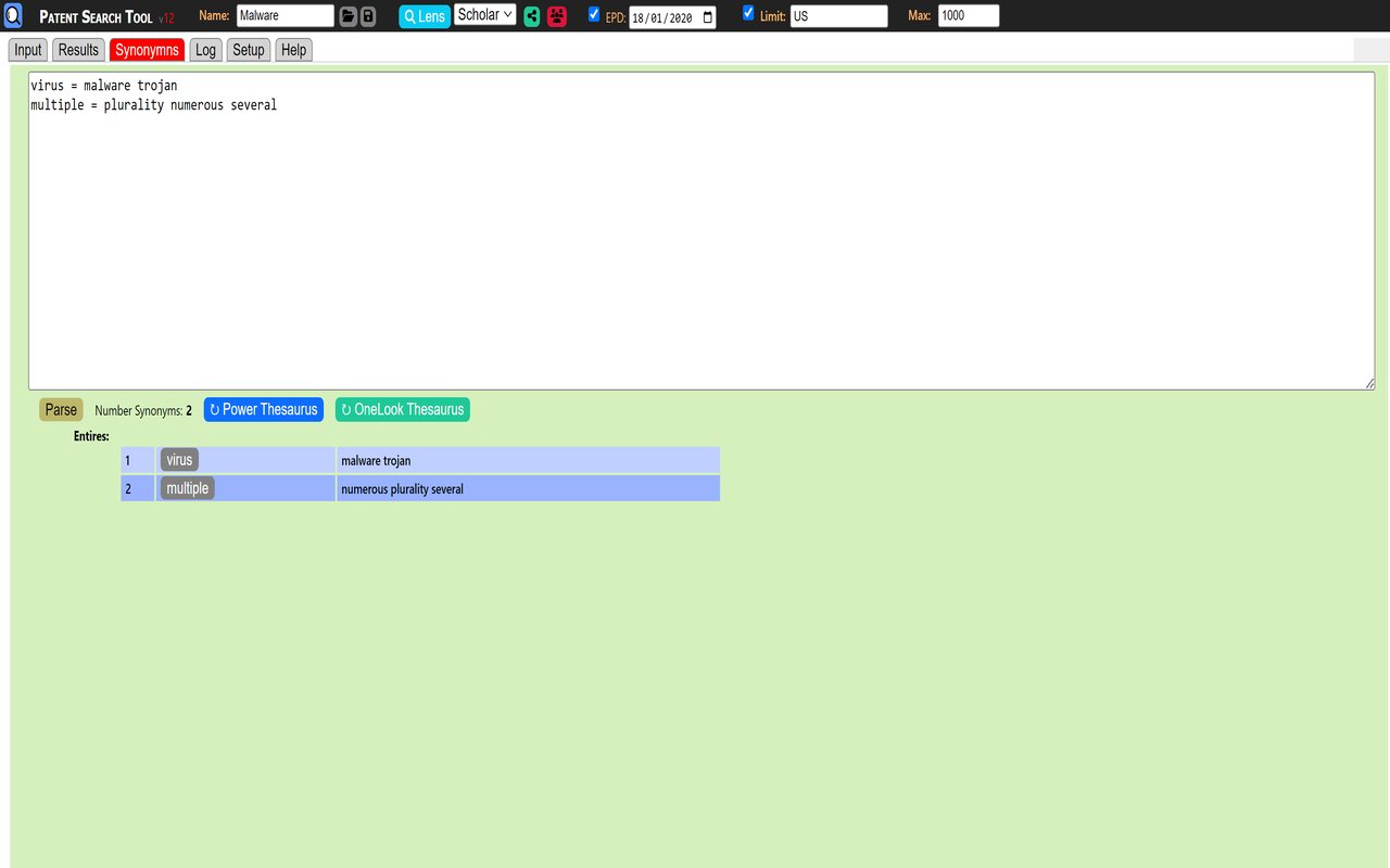 Patent Search Tool截图5