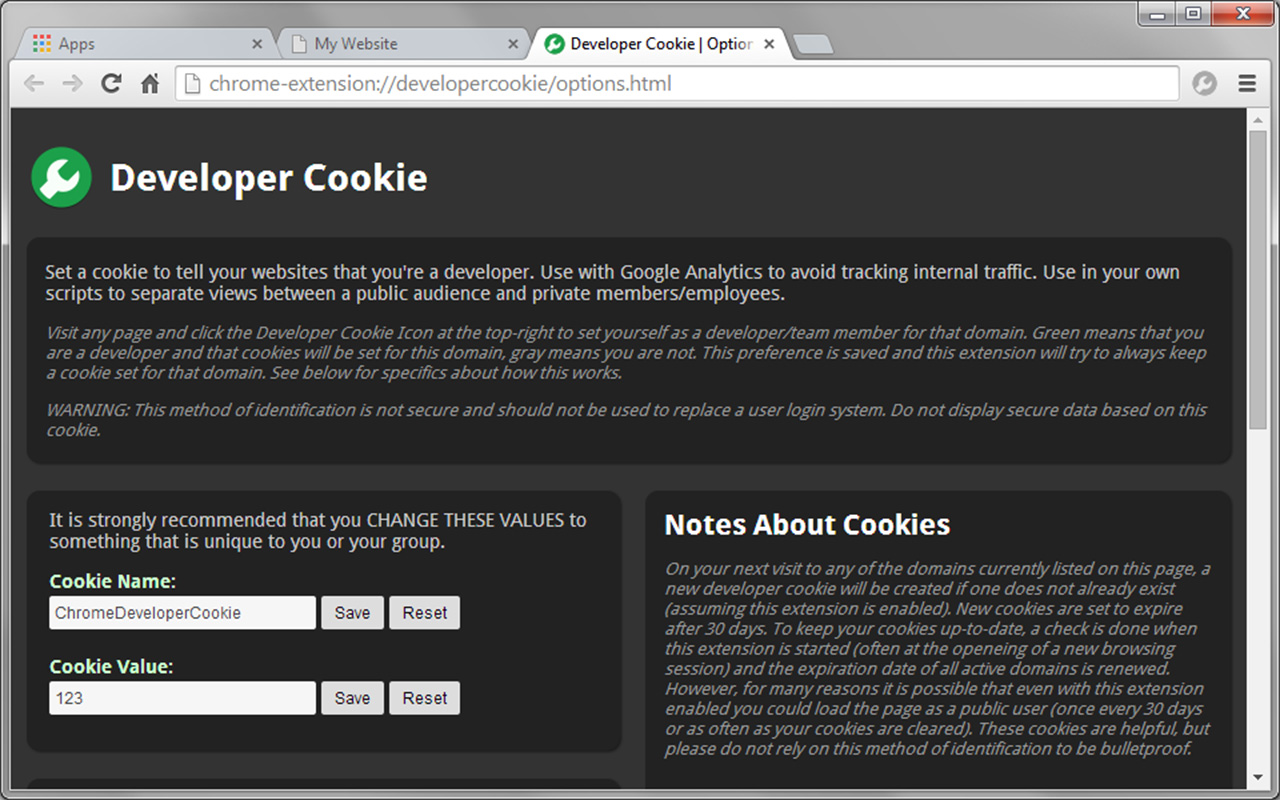 Developer Cookie截图2