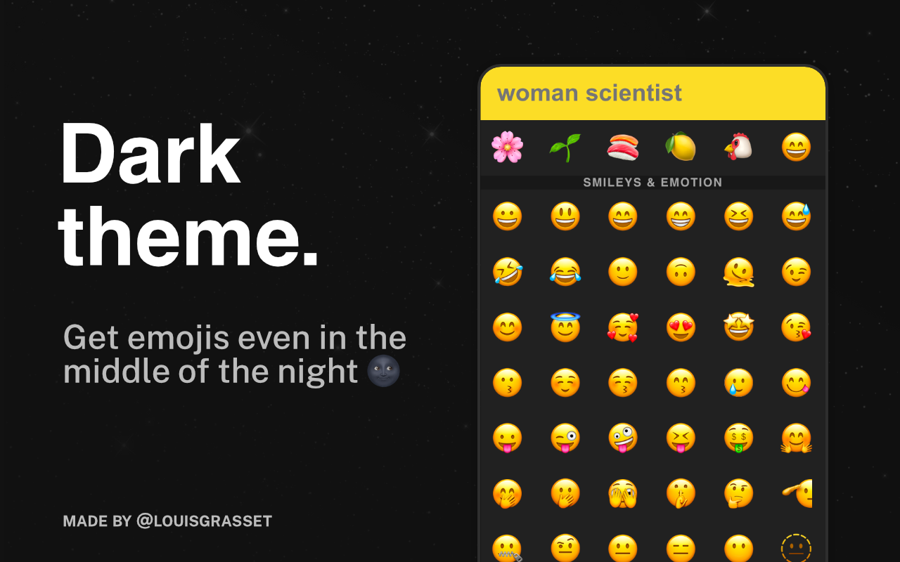 Emojis table截图2