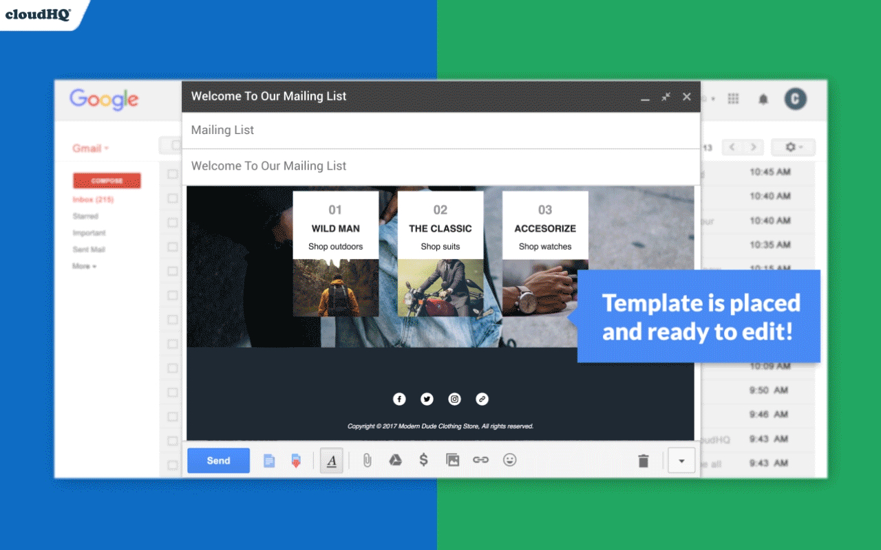 Gmail™ Email Templates by cloudHQ截图1