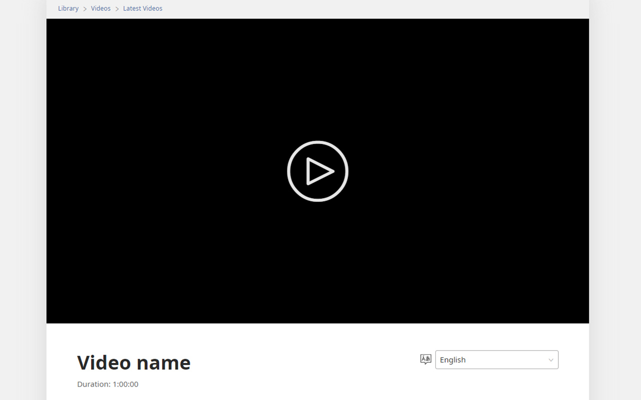 JW video player截图1