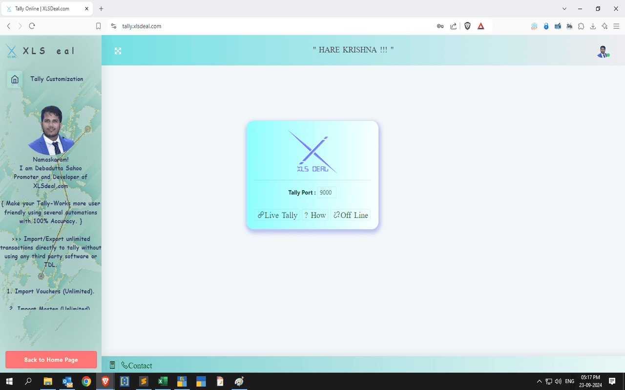 tally.xlsdeal.com | CORS截图2