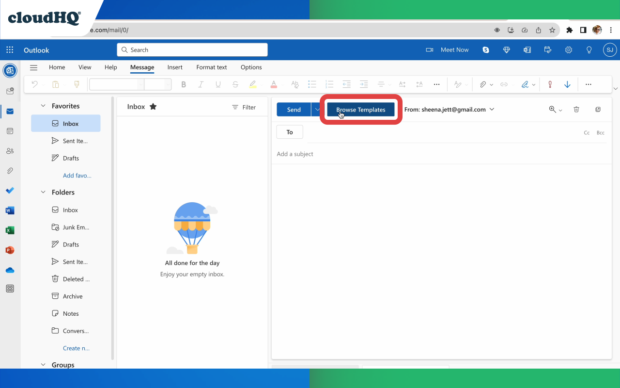 Outlook Templates by cloudHQ截图1