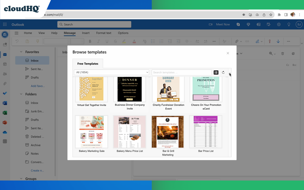 Outlook Templates by cloudHQ截图2